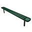 Banc en bois texturé orange, perforé, 2,44 m, sans dossier, à encastrer dans le sol-1392645795-1392645818
