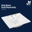 Armoire de meuble-lavabo autoportant à 2 tablettes en rotin l 20 po x P 18 po x H 33 po Jasper (lavabo non inclus), chêne-113431581