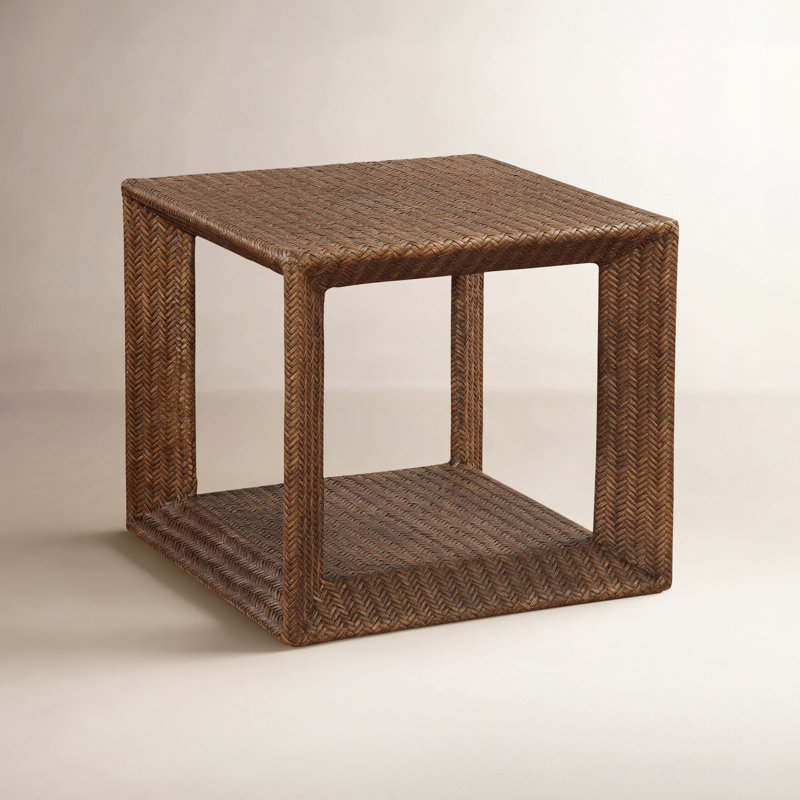 Gorden End Table, Aged Barrel