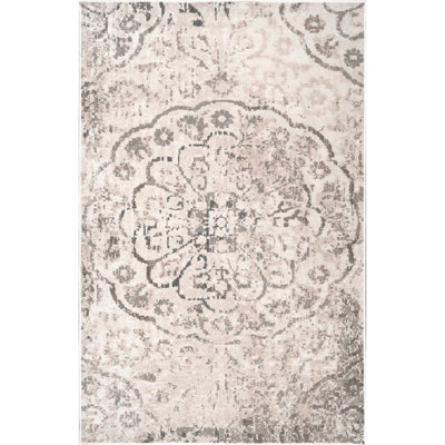 Simpson Distressed Vintage Beige Area Rug