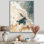 Reproduction d'art sur toile, reproduction de toile de tortue sur toile de la plage de CLAigh