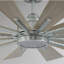 Ventilateur de plafond à DEL 12 pales avec télécommande et ensemble d'éclairage Archibald-356005658