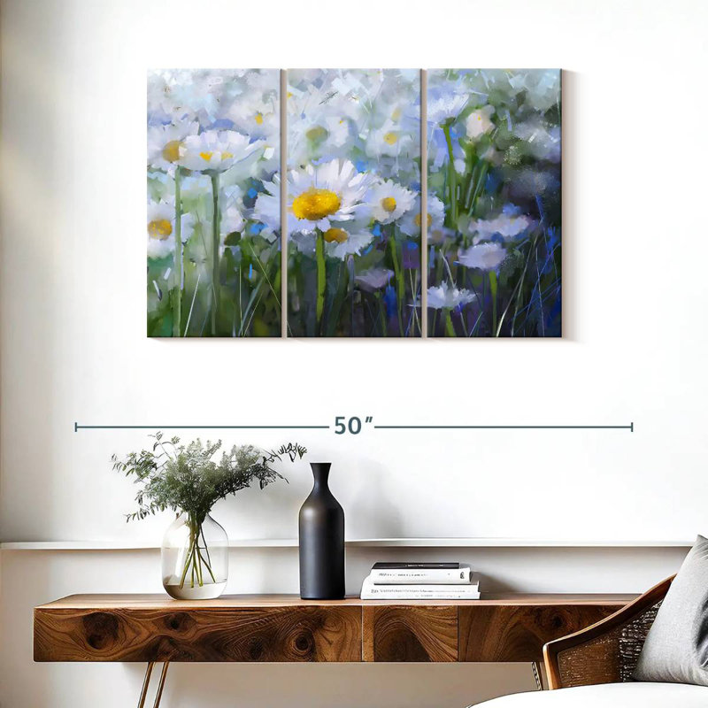 Harnek pré de marguerites, H 24 po x l 38 po