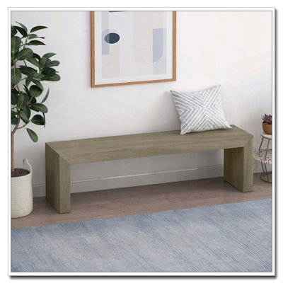 Banc en bois d'acacia