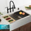 Robinet de cuisine à pont transitionnel et filtre à eau Kraus Allyn-50465762-93762420