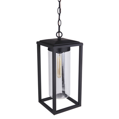 1 - Light Black Lantern Pendant