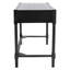 Scott Solid Wood Farmhouse Desk – Stylish 2-Drawer Writing Table with Elegant Turned Legs for Office-1013807020