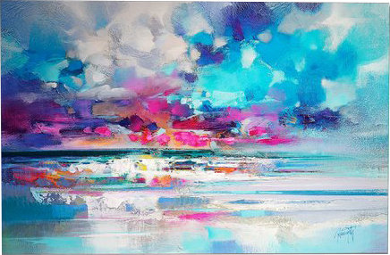 'Atlantic Magenta' Print on Canvas