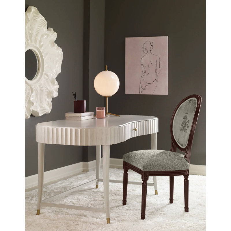 Helena Upholstered King Louis Back Side Chair, Espresso, 9953 Willow
