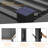 Patio Louvered Aluminum Pergola with Solar LED-104804877-104804876