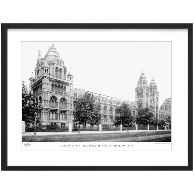 Kensington, Natural History Museum 1899 by Francis Frith - Single Picture Frame Print, 60cm H x 80cm W x 2.3cm D