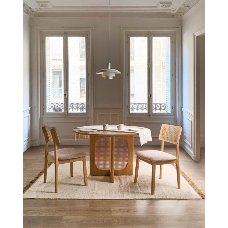 47cm H Upholstered Side Chair, Light Brown