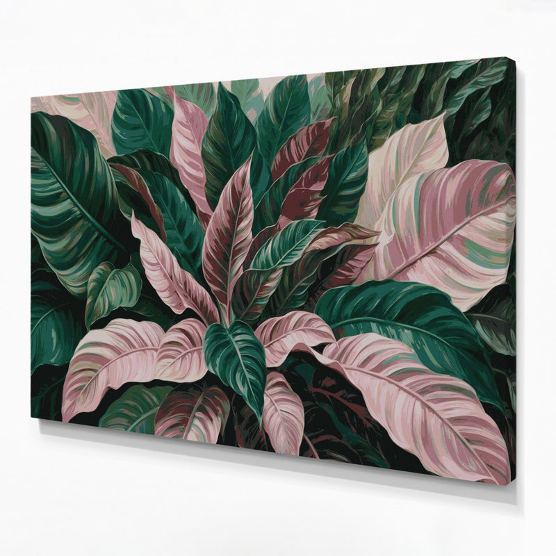 Art mural sur toile Botanical, H 12 po x l 18 po