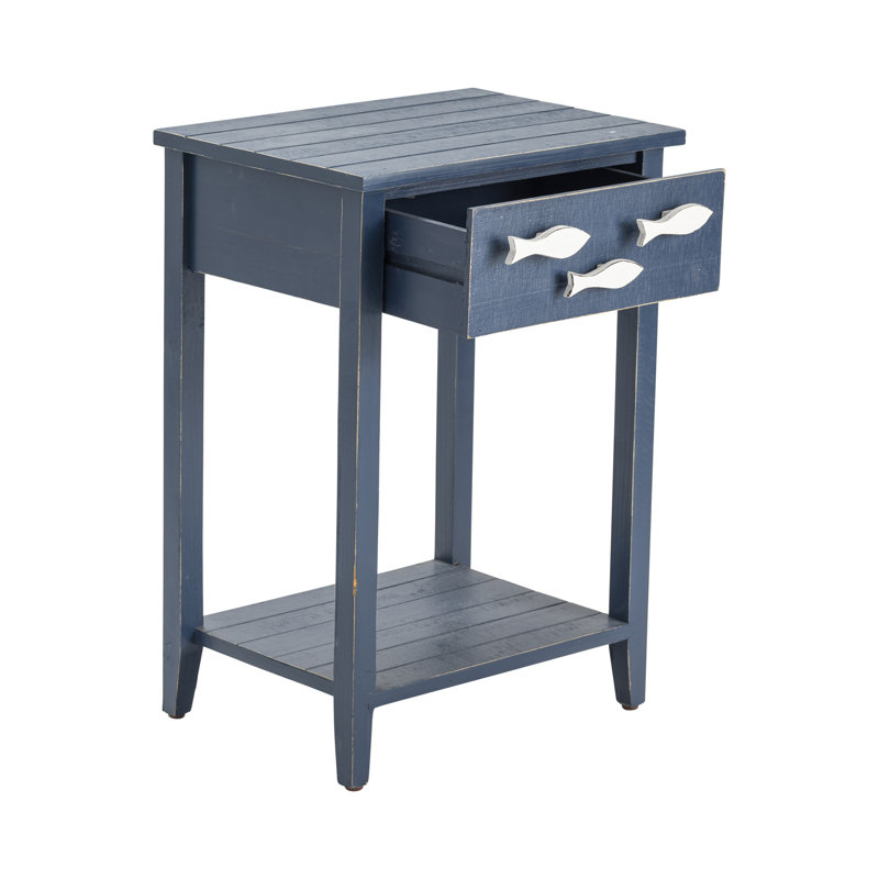 Harr Solid Wood End Table with Storage