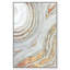 Toile or blanc élégant, art blanc et or par Art Remedy-105311946-105311947