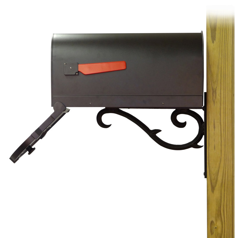 Savannah Aluminum Post Mounted Mailbox