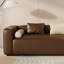 Chaise longue en similicuir de luxe moderne