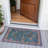 Machine Washable Indoor/Outdoor Xhevrie Teal Rug-111819183