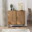 Buffet en noyer avec rainures