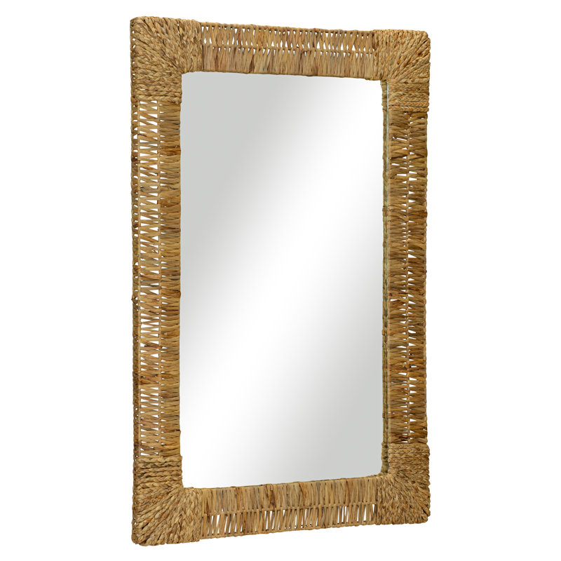 Folha Flat Metal Beveled Wall Mirror