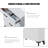Shoe Storage Cabinet For Entryway, Free Standing Shoe Organizer With 2 Flip Drawers, Hidden Shoe Rack Storage Organizer For Doorway Hallway Closet, White-530845191