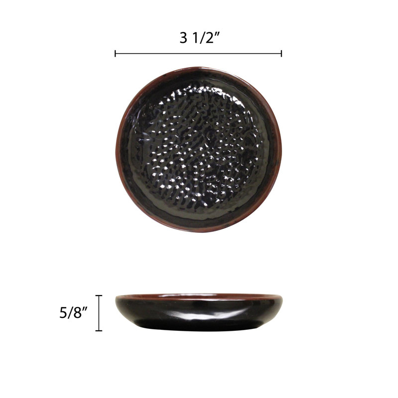 Tenmoku Melamine 3.5" Saucer