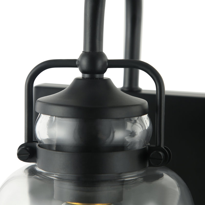 Loucks 4 - Light Dimmable Vanity Light, Matte Black