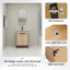 Ensemble de meuble-lavabo simple 24,03 po avec plateau en céramique Coudery