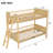 Bunk Bed With 3 Storage Shelves Between Top And Bottom-22736588