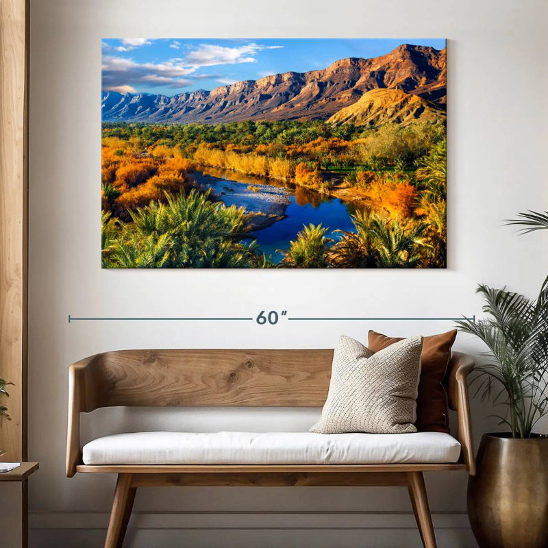 Oasis de montagne marocaine Alvord, H 34 po x l 51 po