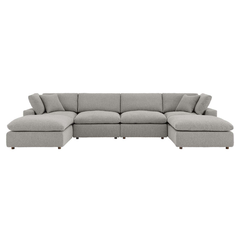 Canapé modulaire 6 pièces Commix, Gris clair