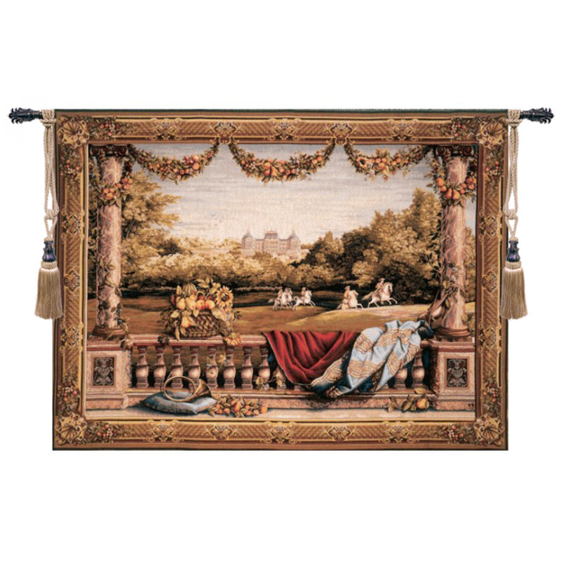 Loom Woven Cotton Blend Wall Hanging, 44" H x 58" W x 0.1" D