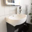 Ensemble de meuble-lavabo simple 17 po avec plateau en céramique Morfou-340950690