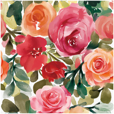 Lannes Vinyl Stick On Wallpaper Floral Peel and Stick Contact Paper