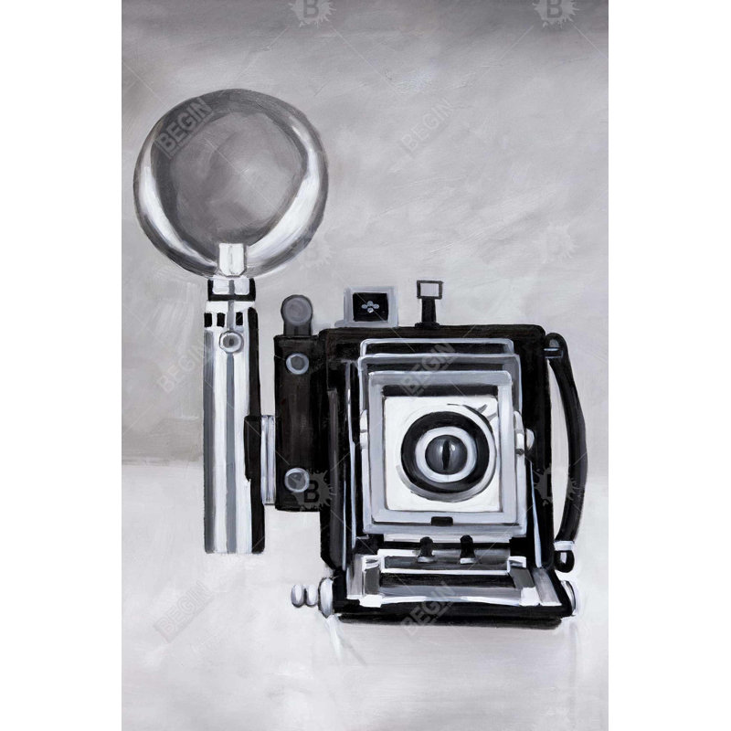 Antique camera Bath Mat with Non-Slip Backing - Quick Dry Memory Foam Bathroom Rug - Absorbent - Modern Plush Spa-Style - Machine Washable