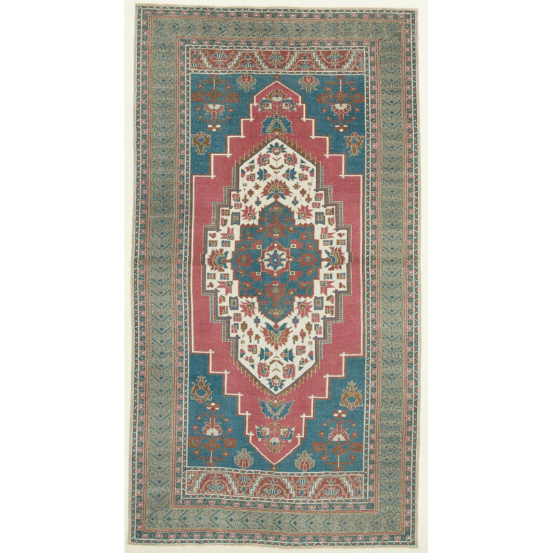 Tapis Dakhia fait à la main 6 pi x 12 po Anatolian