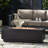 40" Outdoor Fire Pit, Rectangular Iron, 50,000 , Dark Grey, Hip Accessory, No Assembly Cool,