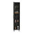 Storage Cabinet 71"H with 5-Tier Shelf, 3 Broom Hangers and Metal hardware-1193139459-1183395885