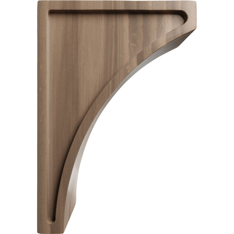 Corbeille en bois Lawson moyen noyer 3 po x P 5 1/2 po x H 8 po (paquet de 4), Noyer, H 8 po x l 3 po x P 5,5 po