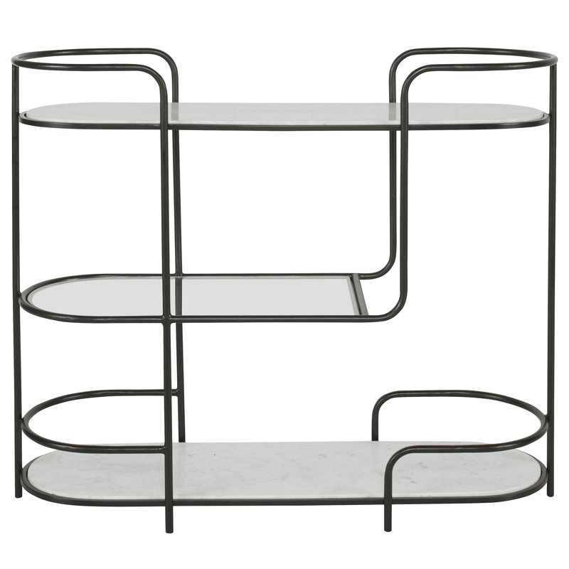 Chariot-bar ovale de 44 po de large Burlington