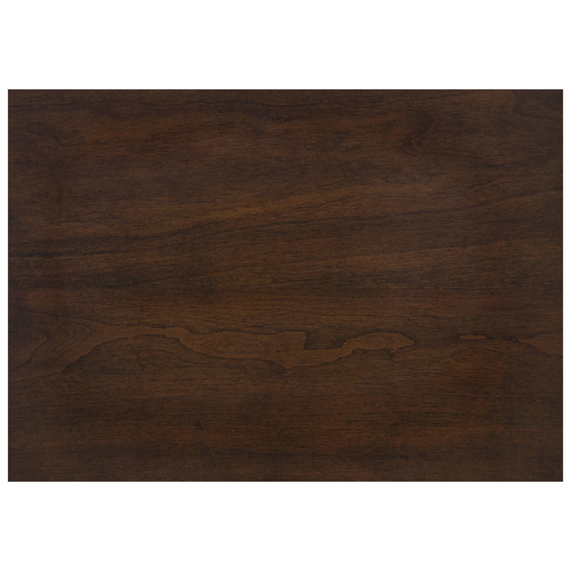 Traditional 8-Seater Rectangular Dining Table with Self-Storing Leaf in Cherry Finish