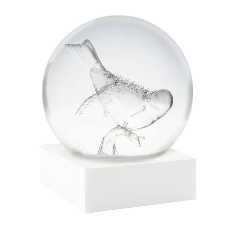 CSG Crystal Bird Snow Globe