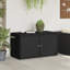 Garden Storage Cabinet 110X55x60.5 Cm Poly Rattan-2141696299