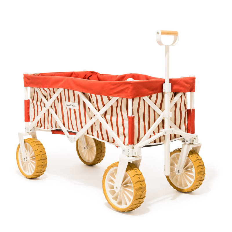 Chariot de plage pliant, Rouge