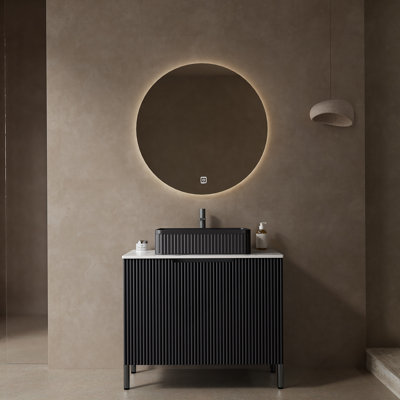 Freestanding Bathroom Vanity With Sink, Offering Storage Cabinet, High - Quality Basin And Sturdy Counter Top For Bathroom Use.