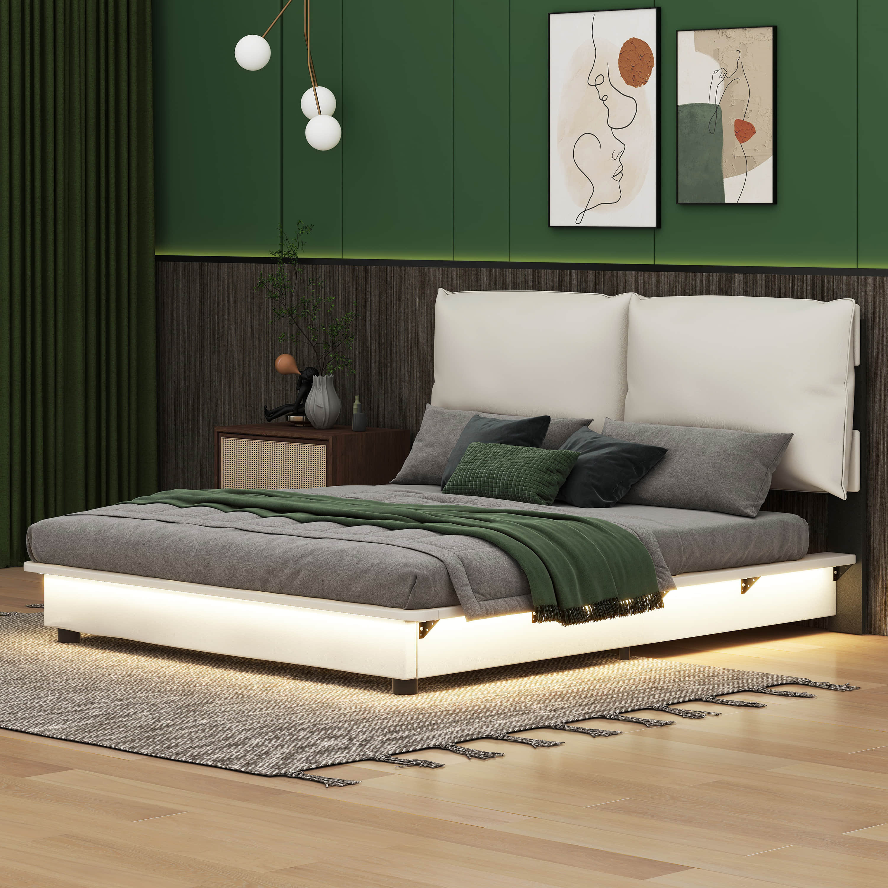 Ebern Designs Randilee Upholstered Platform Bed | Wayfair