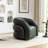 Coyle Artificial Leather Swivel Barrel Chair-1610020305