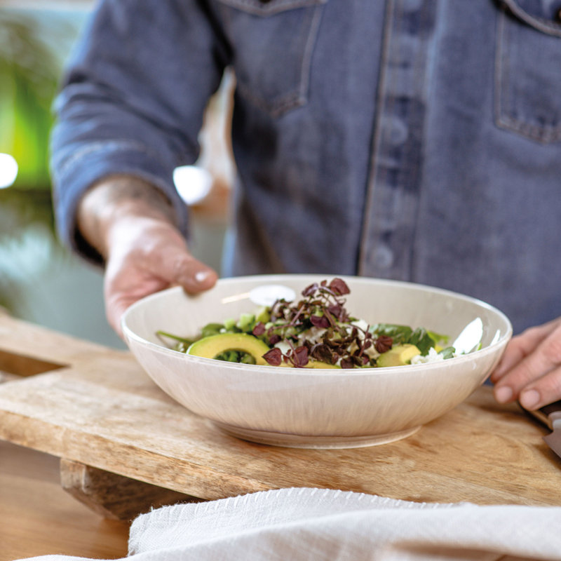 Perlemor Dinner Bowl, Sand