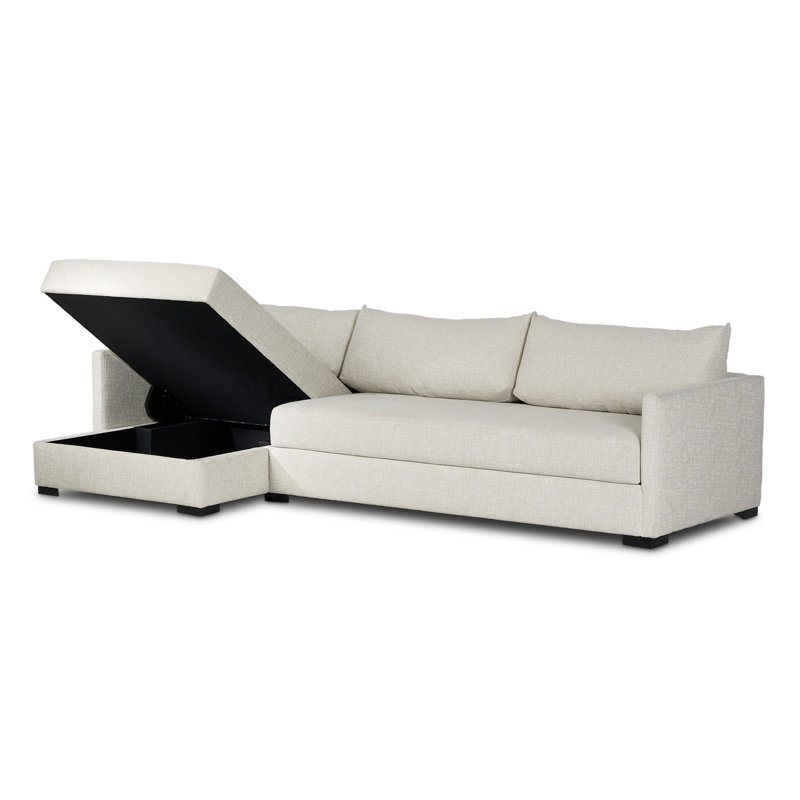 Wickham Leather 2 - Piece Chaise Sectional, Left Arm Facing