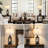 Cochranville 23.6" Dimmable Lantern Table Lamp Set with Night Light and USB Ports-1200995834-1200995835